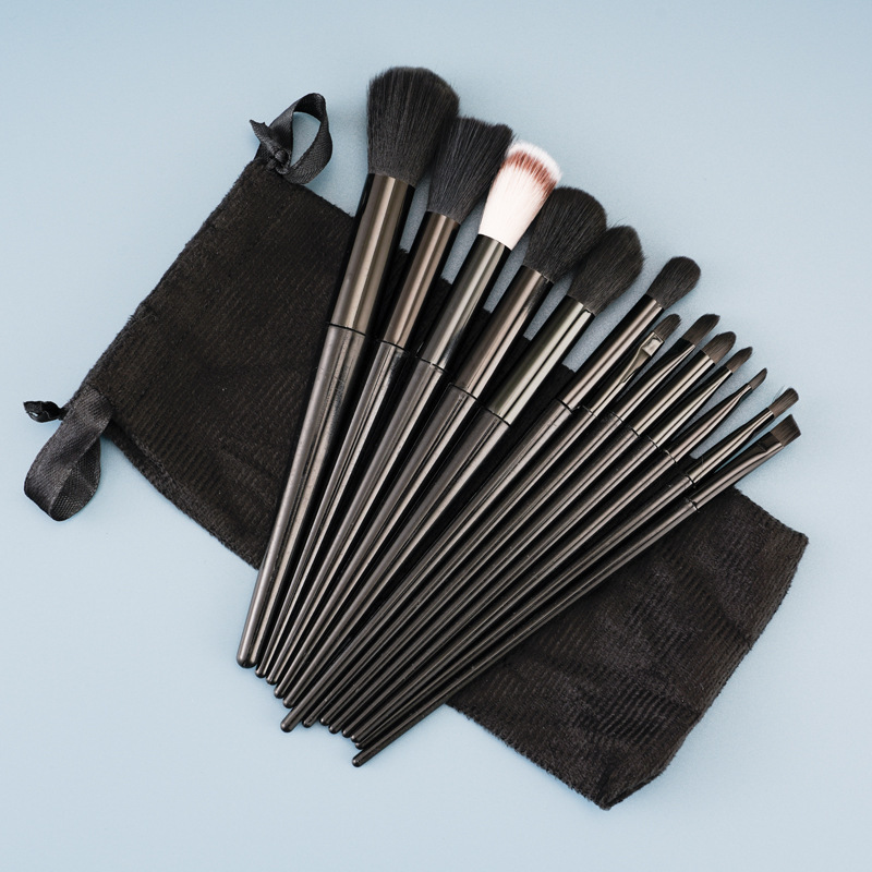 1 paire de pinceaux de maquillage unisexes